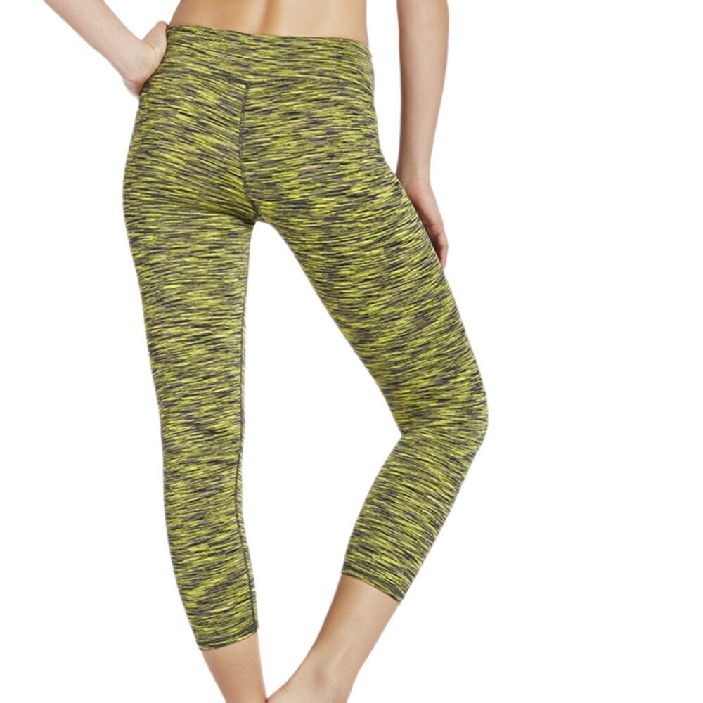 Fabletics Define PowerHold Mid-Rise Capri Neon Stripe Size Small - Picture 4 of 10